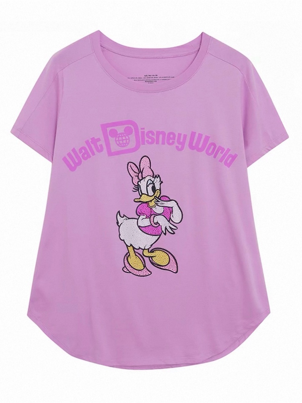 Disney Parks 2026 Walt Disney World Daisy Duck bedazzled T-Shirt